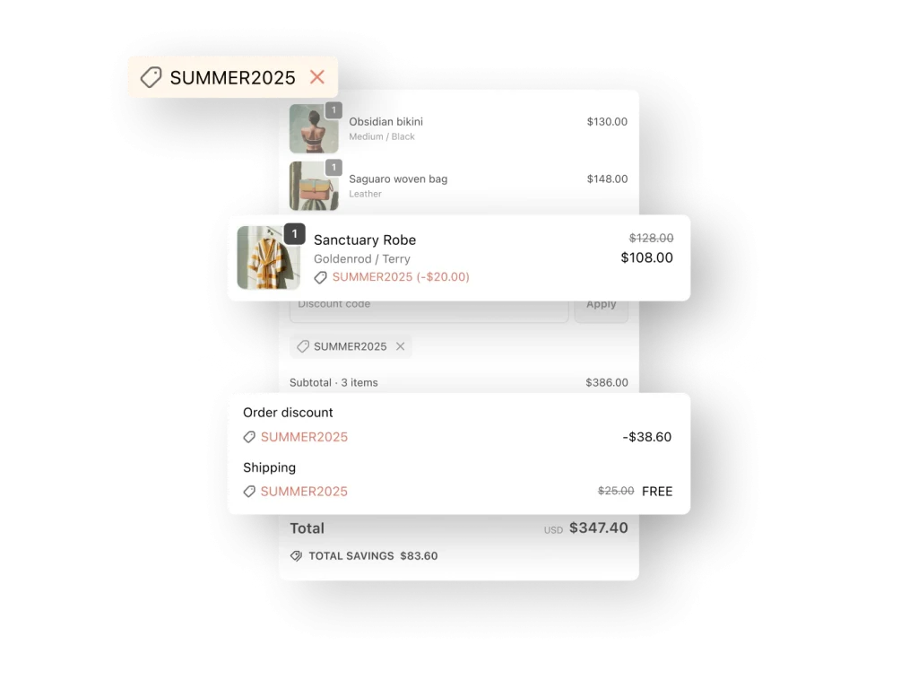 Shopify marketing funkciók